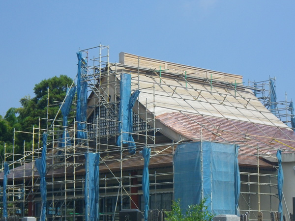 雨漏り現場3　H寺